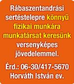 2019. augusztus 8. 7 Á L L Á S 18 év feletti diákok jelentkezését várjuk gyári munkára, akár 1-2 hétre is, kiemelt bérezéssel.