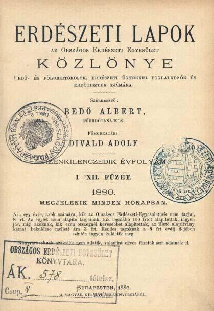 Erdészeti Lapok névvel 1868-1950 között szerepelt, 1007 füzete 69213 oldalon jelent meg.