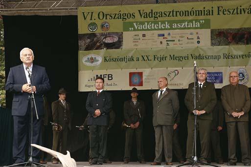 ESEMÉNYEK, BESZÁMOLÓK Országos Vadgasztronómiai Fesztivál Emmerlingné Köhler Marietta VADEX Mezõföldi Zrt.
