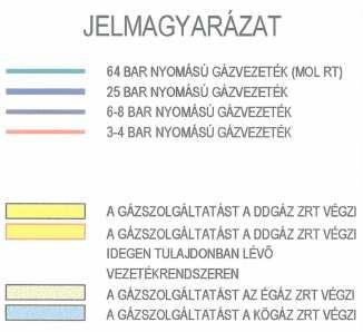 Az említett hálózatokról lecsatlakozások épülhetnek, azok meghosszabbítása és sugaras kialakítású bővítése is lehetséges.