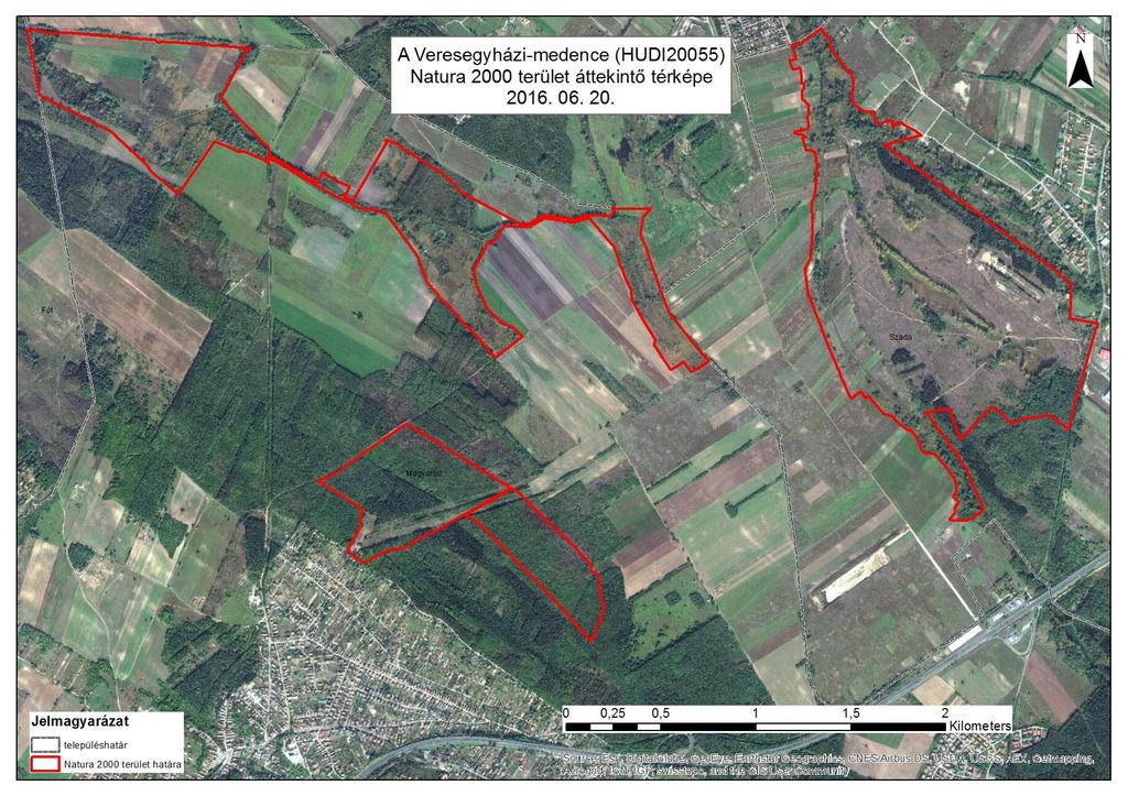 A HUDI20055 VERESEGYHÁZI-MEDENCENATURA 2000 TERÜLET FENNTARTÁSI TERVE 3.