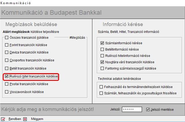 3. Kommunikáció a bank felé Hogyan küldhetem be a tételt a bankba? Az aláírást követően a tételek beküldéséhez kattintson a menüsoron található Kommunikáció ikonra!