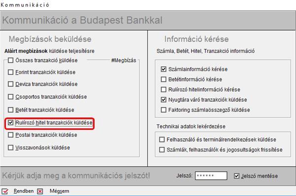 3. Kommunikáció a bank felé Hogyan küldhetem be a tételt a bankba? Az aláírást követően a tételek beküldéséhez kattintson a menüsoron található Kommunikáció ikonra!