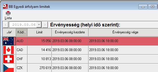 Közlemény : A közlemények szabadon megadhatóak, vagy a jobb oldalon található kék ikonokra ( ) kattintva lehetősége van a már rögzített közlemények ( Törzsadatok / Közlemények ) standard szövegeit