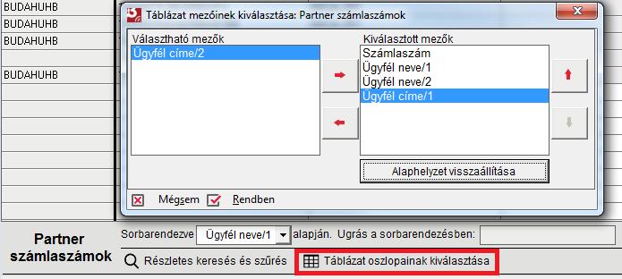 A keresés befejezéséhez kattintson a Rendben gombra. A megjelenő listában az összes elemet láthatja, a legelső kijelölt pedig az első találat.