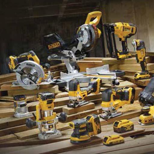 A DEWALT készülékeivel a famegmunkálás során minőséget és