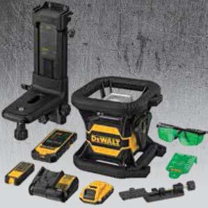 felhasználó csatlakoztathatja a DEWALT Tool Connect alkalmazást mobiltelefonján. Nehéz munkakörülményhez terveztük, IP67 víz- és porállósági besorolású, 2 méteres leejtési teszt eredménnyel bír.