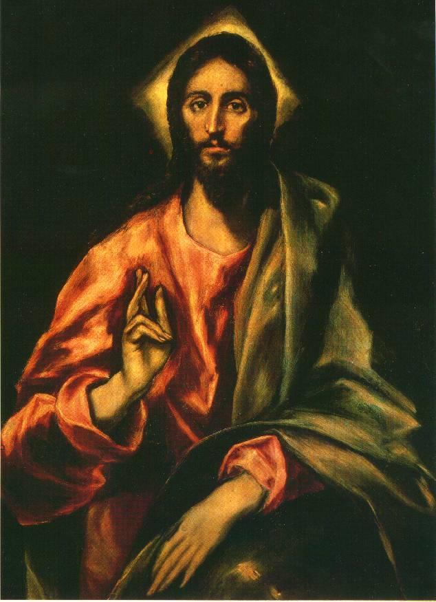 El Greco: Jézus A barokk zene klasszikusai Bach, Vivaldi, Händel. A barokk irodalomban újravirágoznak a vallási témák.