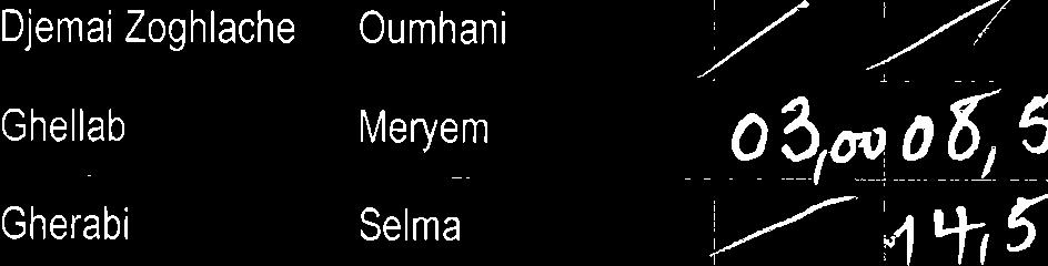 Boudlemaa Ben Adel Ben Cheikh Benamor Benkobbi lmane Safia N4ouna Latifa 'yy.10,æ 4 o,ùi 20.