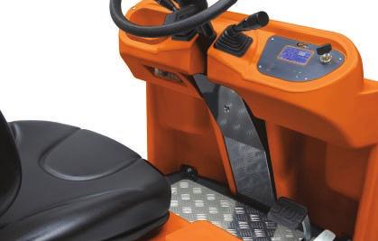 18 TOYOTA MATERIAL HANDLING KOMPAKT BEÁLLÓS ÉS VEZETŐÜLÉSES VONTATÓTARGONCÁK 19 TTE30 TTE40 TTE71 A targonca jellemzői Elektronikus energia-visszatápláló fékrendszer