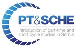 RÖVID CIKLUSÚ ÉS RÉSZIDÕS TANULMÁNYOK: A PT&SCHE PROJEKT A PT&SCHE (The Introduction of Part-Time and Short Cycle Studies in Serbia) elnevezéssel futó TEMPUS (Trans-European Mobility Programme for