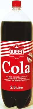 QUEEN Cola 1 l = 72 2,5 l Ágyas