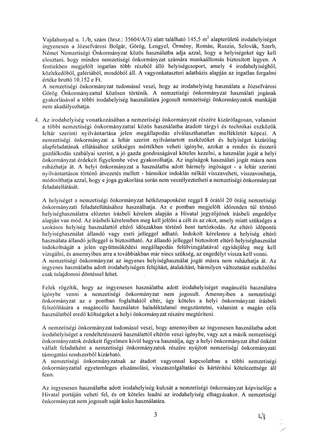 Vajdahunyad ii../b, szám (hrsz.