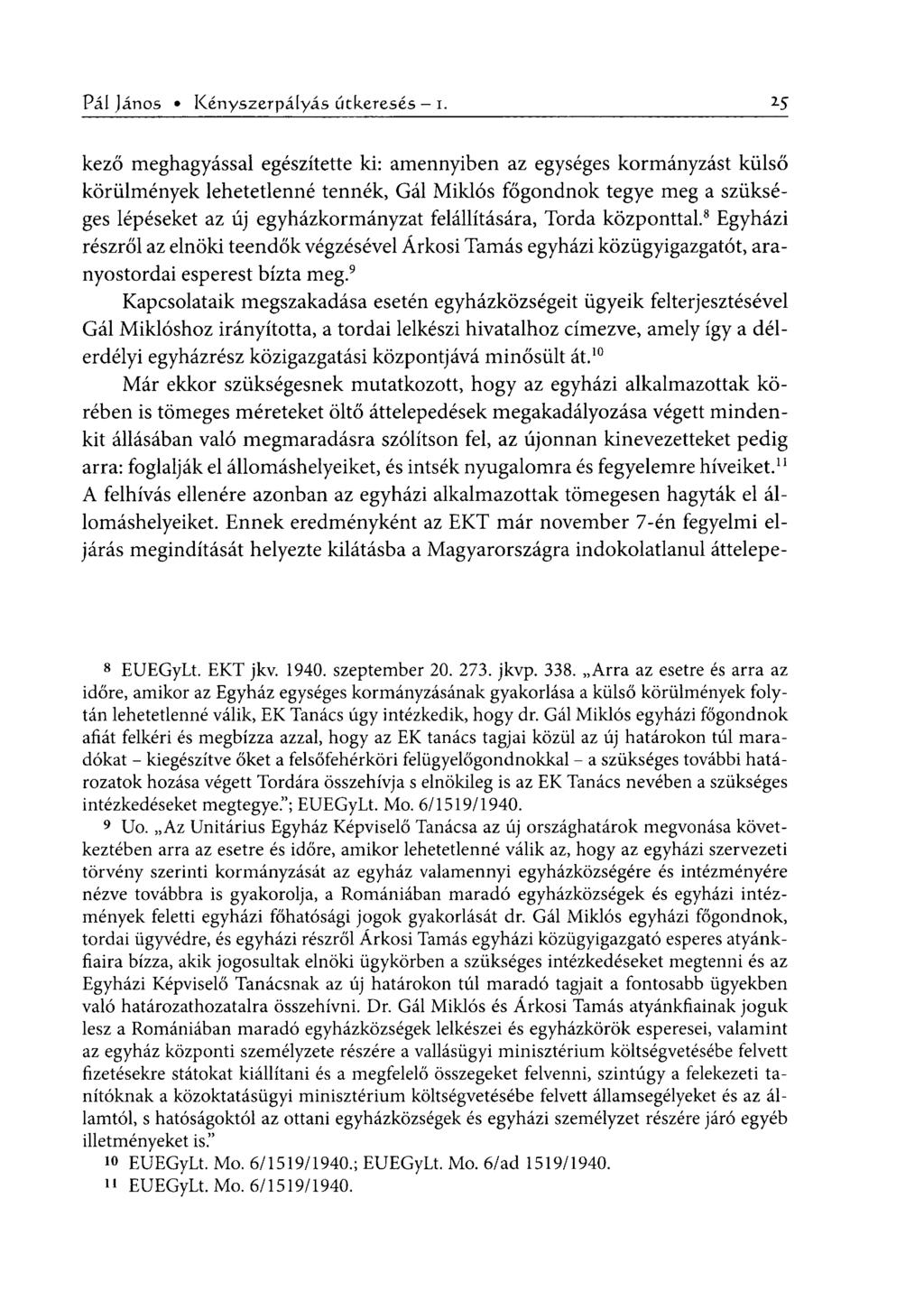 Pál János Kényszerpályás útkeresés - i.
