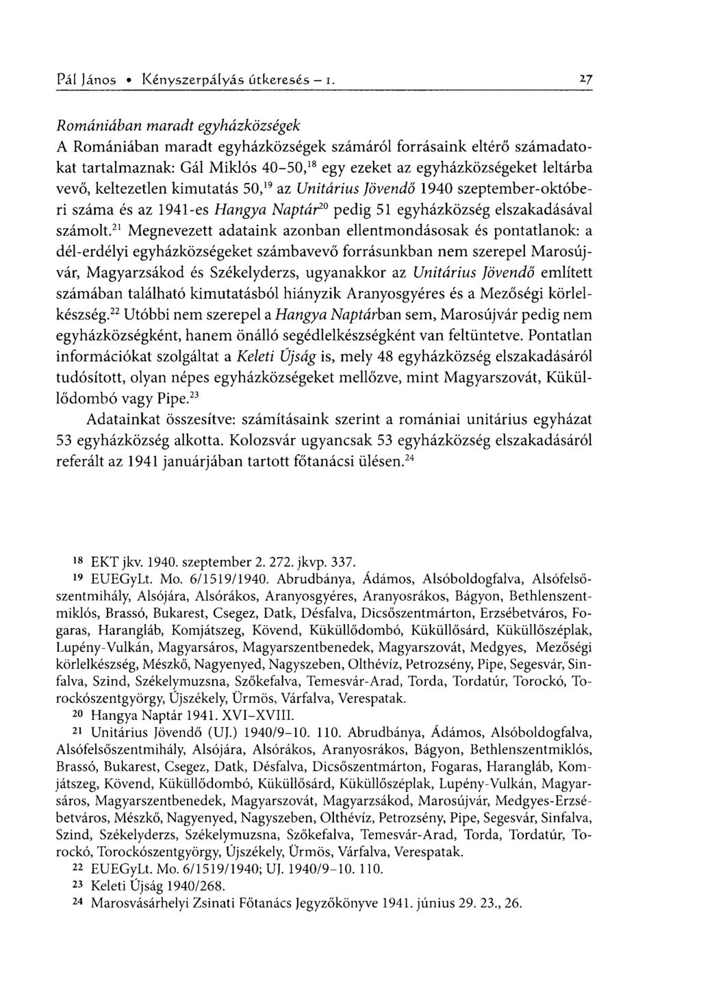 Pál János Kényszerpályás útkeresés - i.