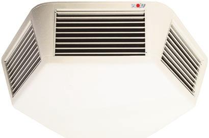 TOPWING LÉGFŰTŐ-HŰTŐ KÉSZÜLÉK BEMUTATÁSA Energiatakarékos és rendkívül csendes üzem, különösen az EC-motoros TLHD-EC és a TLHD-K-EC készülékeknél Hatirányú kifúvás állítható lamellákkal, optimális