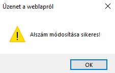 A főszámok és alszámok adatai megfelelő jogosultsággal módosíthatóak (pl. iktatáskor tévesen megadott tárgy javítható az ügyintézés alatt álló iraton).