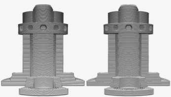 1 CURA software beállítások (a leírás kétfejes nyomtatóra értendő) (Quality): Minőség Layer height: (Rétegmagasság ) A rétegmagasság az egyik leggyakrabban módosított beállítás.