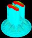 (Dual extrusion): Kettős extrudálás Enable prime tower: Az elsődleges torony egy további nyomtatás, amely a alaplemezre készül, hogy előkészítse a fúvókát a következő réteg nyomtatásához.