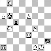Béla Majoros, Bakonyoszlop Probleemblad 2015 April-June/No.12785 (01/27 p) #2 (10+2) C+ 2 solutions I.: 1. e2? (2. b5#) (X) c4! (a) 1. a2? (2. a5#) (Y) c5xb4! (b) 1. h5! c4 (a) 2.