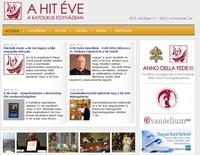 Magyar honlap a Hit éve eseményeivel A püspöki kar körlevele a hit évének megnyitójára A püspöki kar körlevelet tett közzé a hit évének kezdete alkalmából, amelyet október 14-én, vasárnap minden