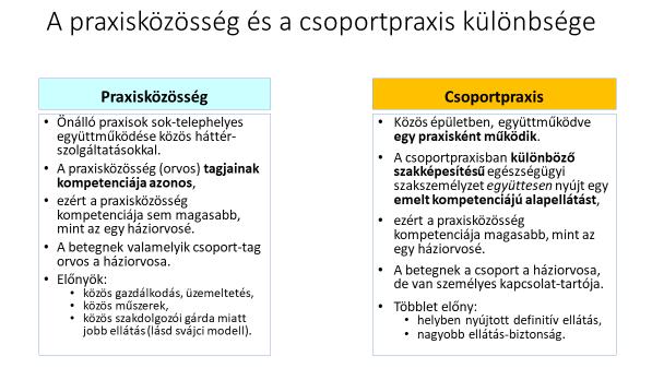 A praxisközösség problémái, korlátai.