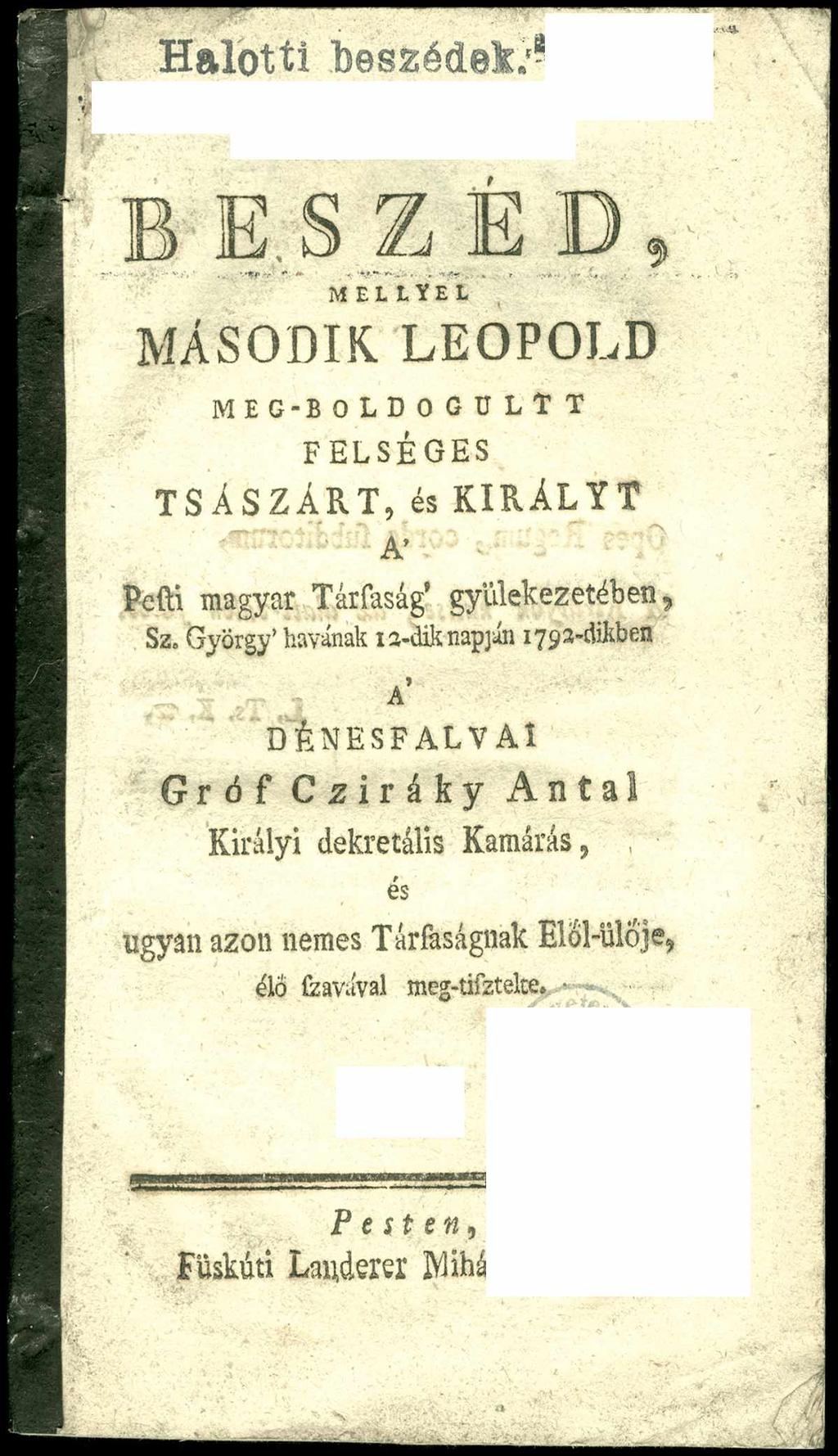 Halotti beszédek.