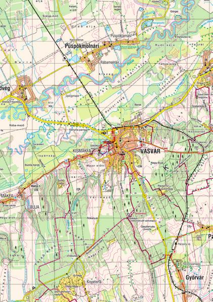 1. nap VASVÁR - SZENTKÚTI PARKERDŐ Útvonal: Vasvári vasútállomás Eisenburg Kemping-Szentkút Napi útvonalhossz: 2,5 km Napi szintemelkedés/lejtés: 20/20 m A vasvári vasútállomásról a turistaúton