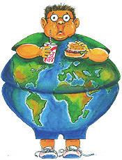 Obesitas mértéke napjainkban Tim Lobstein: "Az emberi evolúció során az energiafelhasználást automatikusan szabályozta a szervezet, hogy fenntartsa a