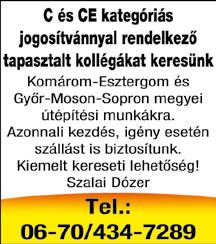 minden munkavállalója részére - versenyképes jövedelemcsomagot - éves Cafeteria keretet - iskolakezdési támogatást biztosít Ha felkeltettük érdeklődését, önéletrajzát várjuk az alábbi e-mail címre: