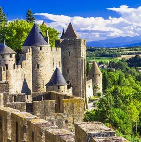 Késő délután érkezés Carcassonne-ba, a világ legnagyobb várához, mely természetesen világörökség.