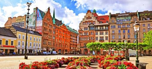 SVÉDORSZÁG FINNORSZÁG ÉSZTORSZÁG LETTORSZÁG LITVÁNIA FEHÉR ÉJSZAKÁK Turku Stockholm Helsinki Tallinn MALMÖ BELVÁROSA Fotó: Arató Zsuzsanna Malmö Rostock Drezda Riga Vilnius 9 országot érintünk és 6
