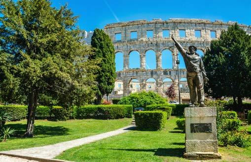 Porec Rovinj Pula Opatija Rijeka Plitvice Zágráb HORVÁTORSZÁG PLITVICEI-TAVAK ÉS AZ ISZTRIAI-FÉLSZIGET Porec, Rovinj és Pula megtekintése Barangolás és hajózás a Plitvicei-tavaknál Tengerparti
