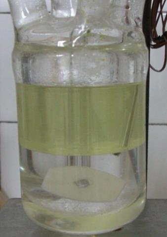 30 After the condensation step During the rearrangement step Product Temperature 60 C 90 C Composition [m/m%] Time (min) 0 15
