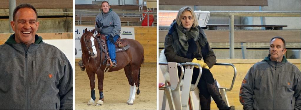 Fotó: Fáy Dorottya és Csölle Ágnes Erre vállalkozott a francia open lovas, Manon Giraud, aki az NRHA franciaországi szervezetében vállal aktív szerepet.