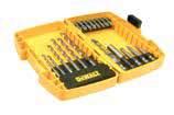 5x50mm, mágneses befogó, mágneses vezető DT7942-QZ Kisméretű kazetta tartalma: EXTREME DEWALT Cobalt fúrószárak 1.5, 2, 2.5, 3, 3.2, 4, 4.5, 5, 5.5, 6, 6.