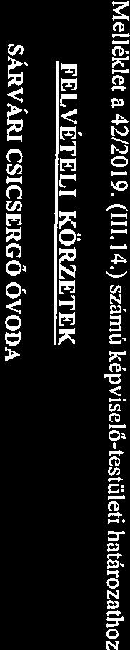 u. Petőfl S. u. Kinizsi P. u. Soproni u. Mikes K. u. Sport u. Munkácsy M. u. Szegedi K. G. u. S. u. vonalától nyugatra) Szombathelyi u. Nefelejcs u.