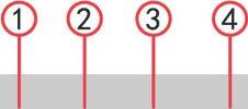 2.Kijelző 4.1 v 1111 [!] A +oo. o [!] oo @.;. -r1. N -jt_-11mn s V. 5 ili oo. o, mi-- 1. Távirányító akku feszültség 2. Jelerősség 3.