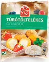ÍZES DERELYE 600 g/db FINE LIFE TÚRÓTÖLTELÉKES VAGY SÁRGABARACKÍZES GOMBÓC 600 g/db