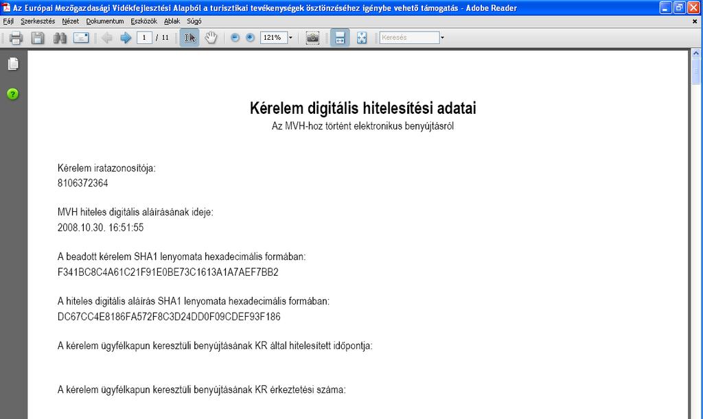 21. Mentse el a pdf fájlt az előzetesen