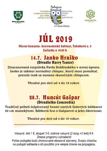 odstavenie tepelných zdrojov a odovzdávajúcich staníc tepla v Nových Zámkoch, na letnú údržbu v roku 2019 je nasledovné: Kotolňa Odovzdávajúca stanica tepla Termín odstávky od - do Centrálny tepelný