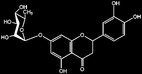 A Citrus-fajok bioflavonoidjai A citrom-félék termésének héjában A flavanon típushoz tartoznak: eriodictin heszperidin naringin Keserű ízűek