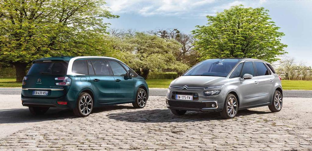 EGYTERŰ 5 VAGY 7 SZEMÉLYNEK MODERN ÉS INNOVATÍV Az új Citroën C4 SpaceTourer és Grand C4 SpaceTourer a Citroën szaktudásának legjavát nyújtja a felépítés és a technológia terén.