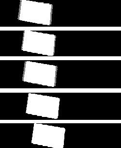lánc hosszát valós mértékegységekben is. (V.4.ábra): Az utolsó test pozíciója az idő függvényében. V.2. A kísérleti eredmények Két közeli sebességértékre lettek sikeresek a kísérletek.