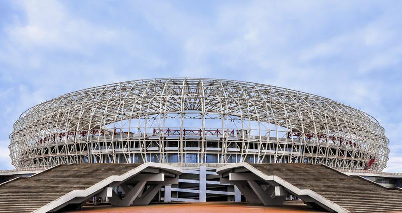 TAVASZI 2018 News A Hempel is hozzájárul a 2018-as labdarúgó-világbajnokság előkészületeihez Kivitelezők: PSO Kazan (Mordovija Aréna és Szamara Aréna) Fényképész: Nikolay Gagarin (szaranszki stadion)