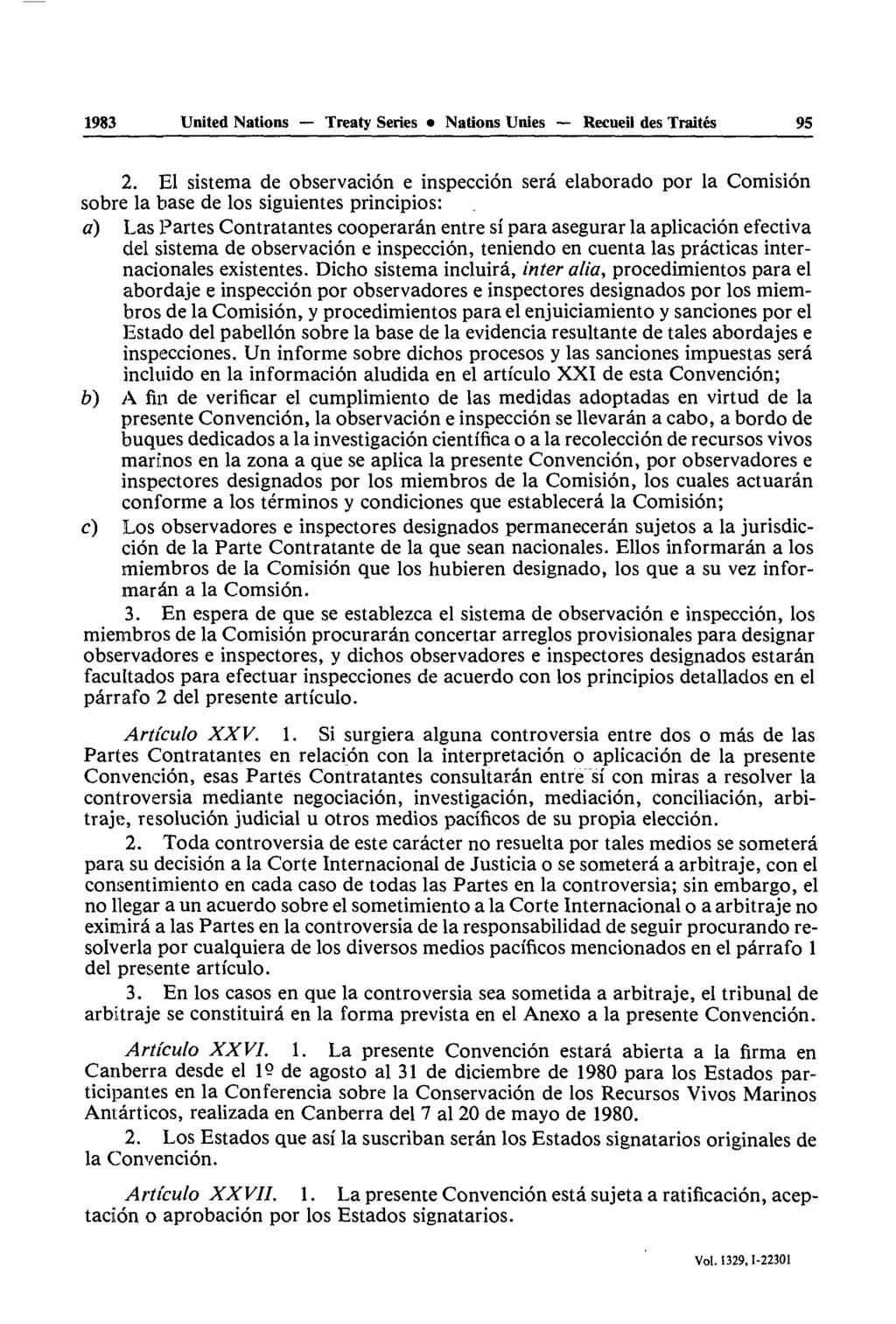 1983 United Nations Treaty Series Nations Unies Recueil des Traités 95 2.