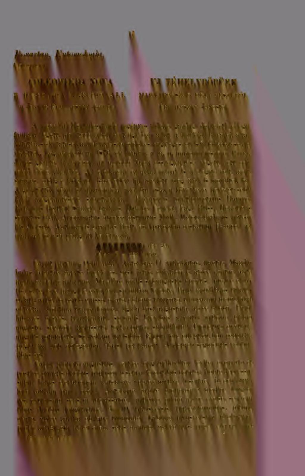 17 líorartaii. Kidaniohußa. Colt'optt'nt. COLEOPTEEA NOYA UJ TÉHELYRÖPÜEK E HUNGÁRIA MERIDIOXALI. MAGYARORSZÁG DÉLI RÉSZÉBL a Joanne Frivaldszky tlescripta. Frivaldszky JÁNostól.