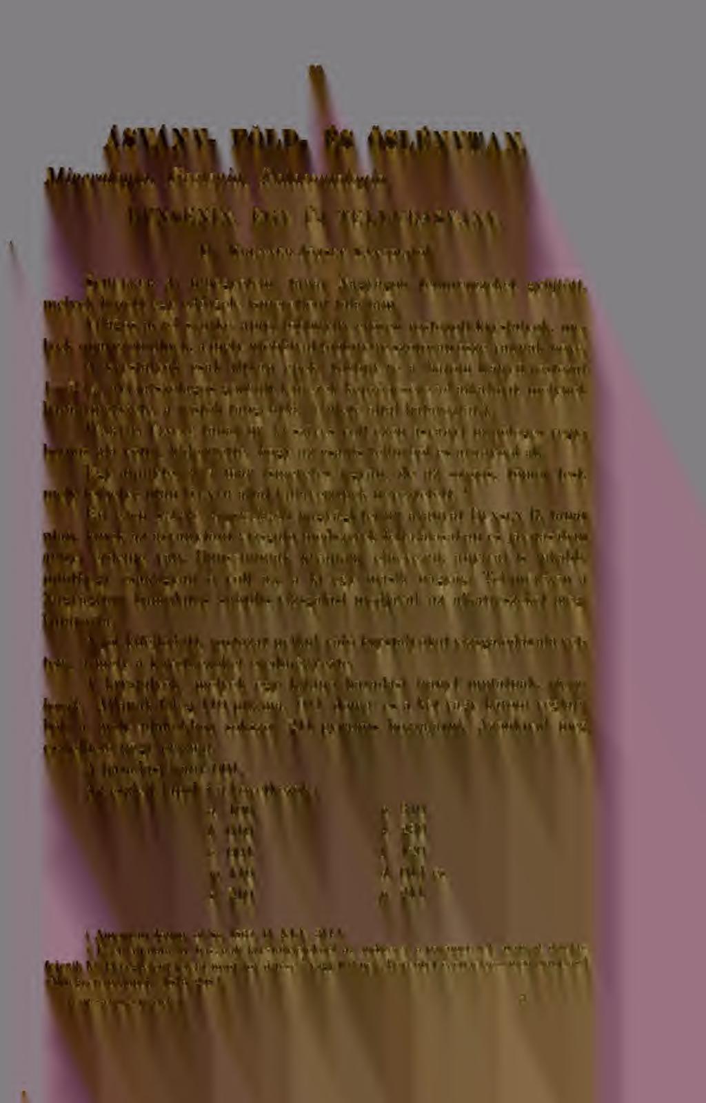 SS ÁSVÁNY- FÖLD- É8 SLÉNYTAN. M ine) ulog la, Geolog ia, Pa laco nto log ia. BUNSENIN, EGY ÚJ TELLUEÂSVÂNY. Dr. Krennek József SÁNDOR-tól. Schuller A.