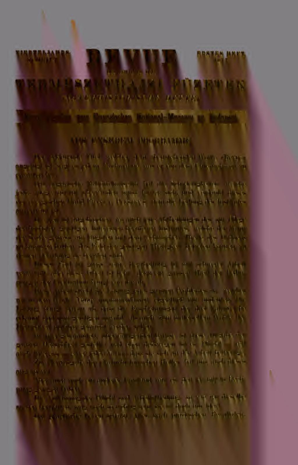 VIEETELJAHES- T? TT \ / TT Tp BESTES HEFT. SCHEIFT. Pt Pj V V J Pj 1877. DES INHALTES DER TERMÉSZETRAJZI FÜZETEK (NATURHISTORISCHE HEFTE). Herausgegeben vom Ungarischen National- Museum zu Budapest.