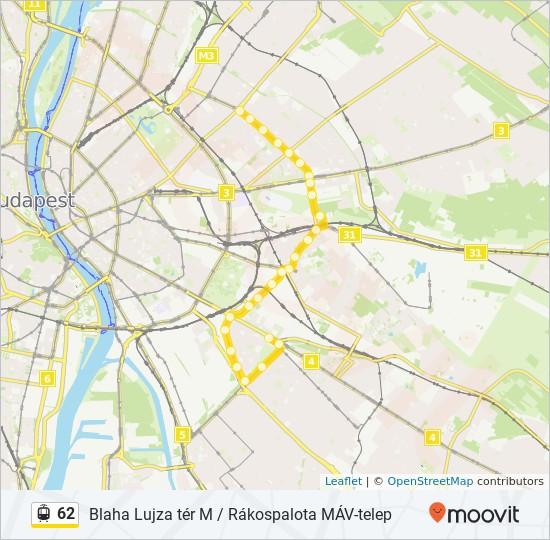 Útirány: Bosnyák Tér 26 megálló Száva Kocsiszín (1.